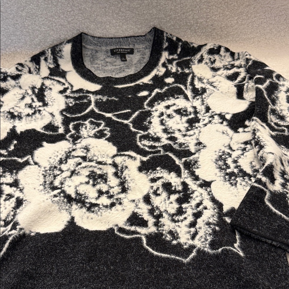 Liverpool Los Angeles Monochrome Knit Top